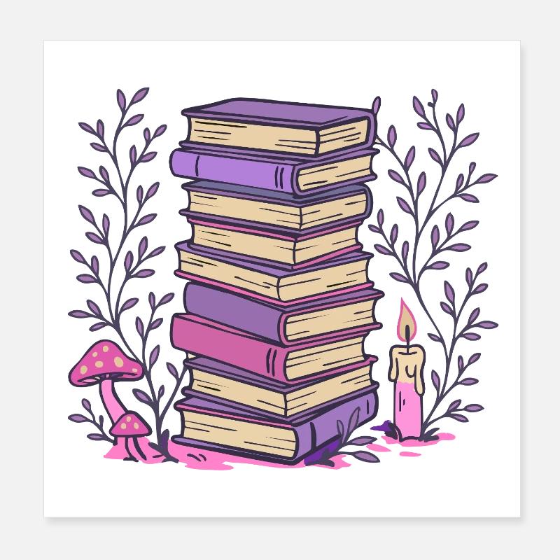 My TBR Could Crush Me – BookTok Design - Poster 8" x 8" (20x20 cm) - white