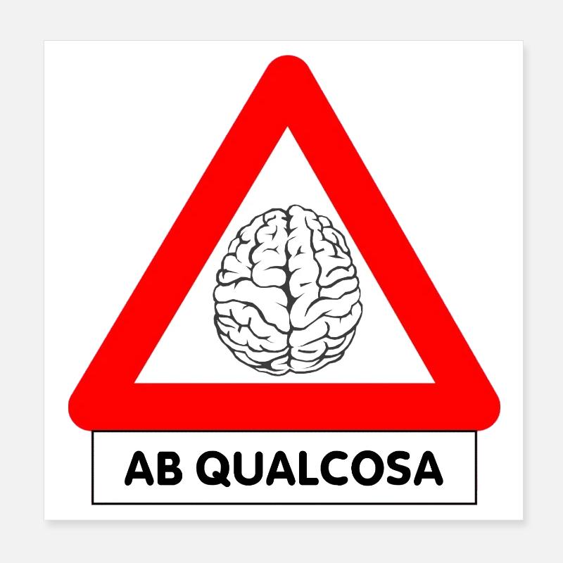 AB Etwas Poster 20x20 cm