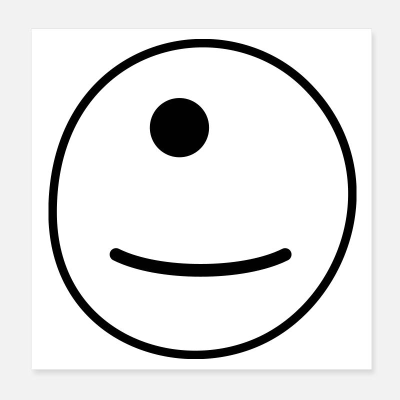 Geometrisches Mandala Muster Poster 20x20 cm