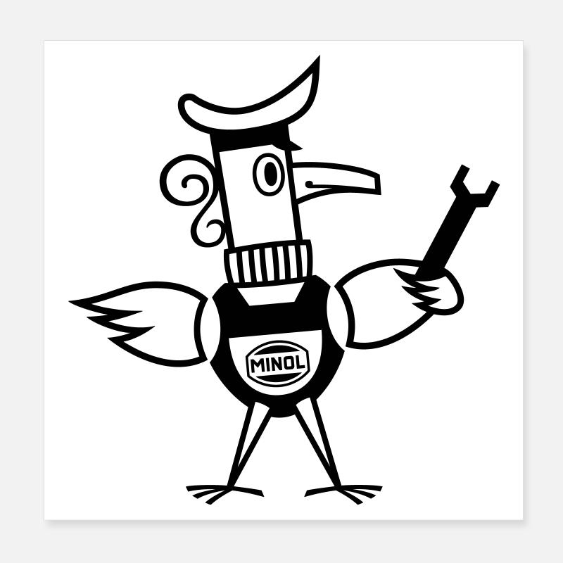 Minol Oriole v.1 (Color Changeable) Poster 8" x 8" (20x20 cm)