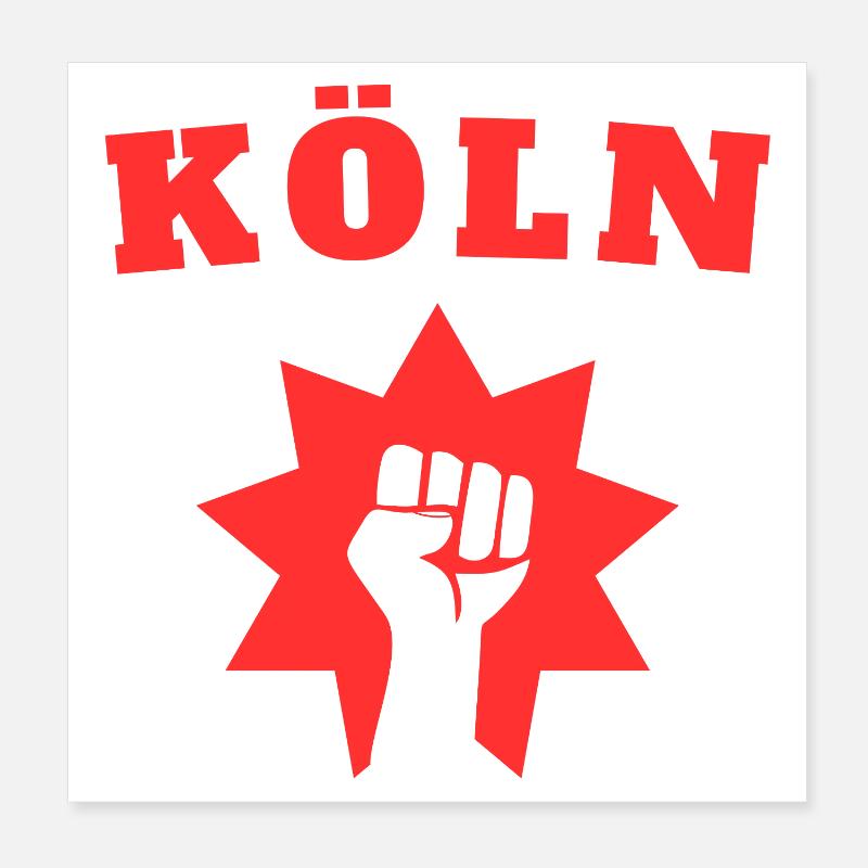 Cologne Poster 20 x 20 cm