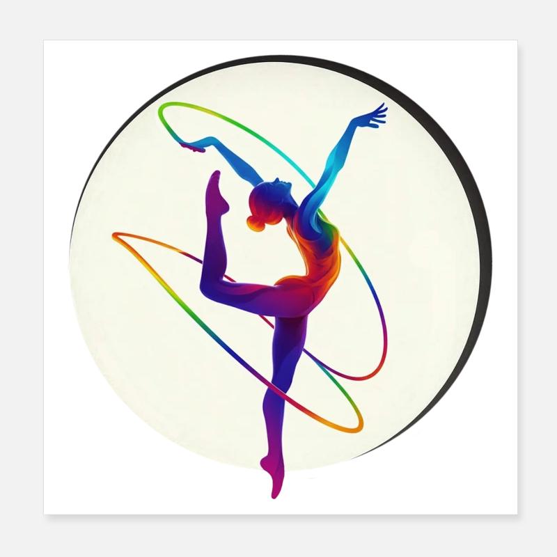Dance Poster 8" x 8" (20x20 cm)