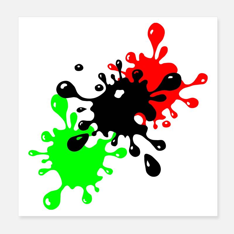 Klacks Poster 20x20 cm