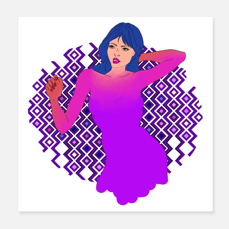 Danser Poster 20 x 20 cm