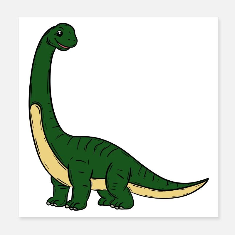 Dino Poster 20 x 20 cm