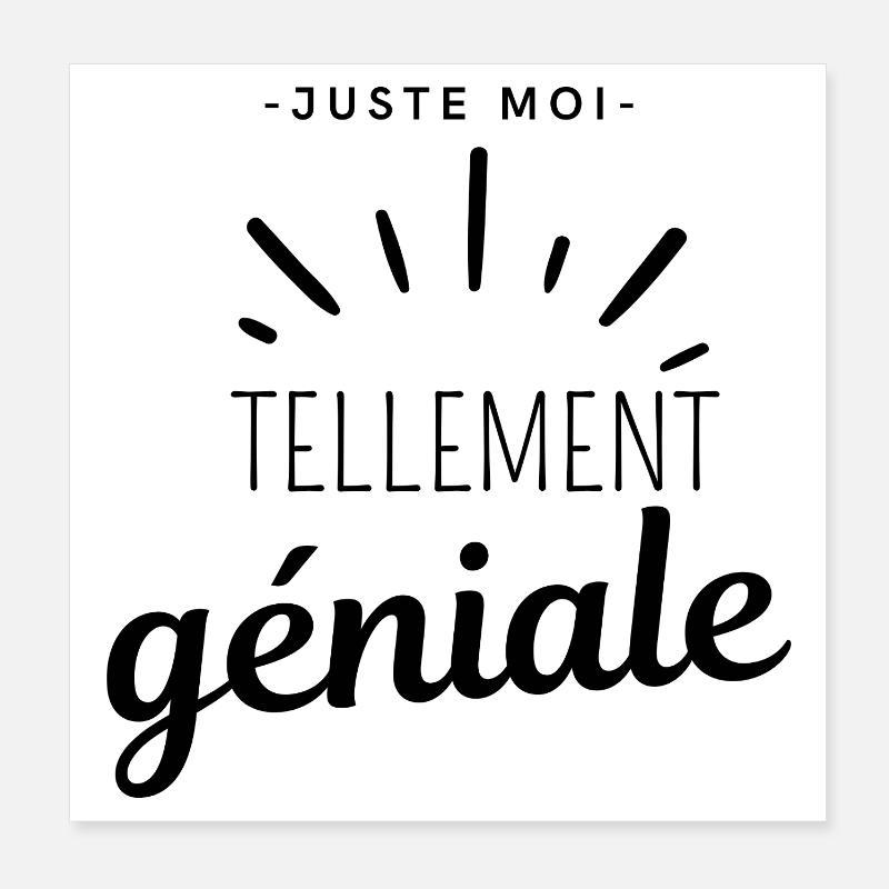 Großartiger Text Poster 20x20 cm