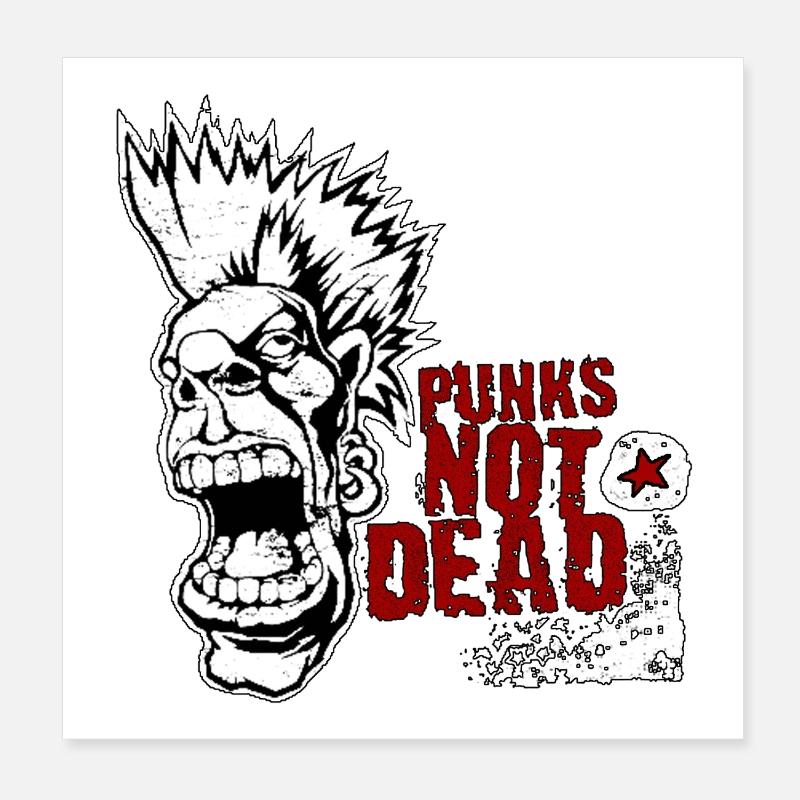 Le punk n'est pas mort Poster 20 x 20 cm