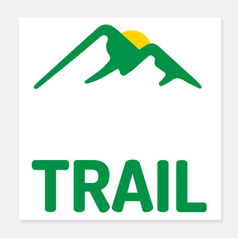 Ultra-Pfad Poster 20x20 cm