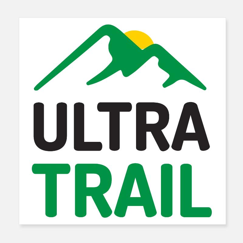 Ultra Trail Poster 20 x 20 cm