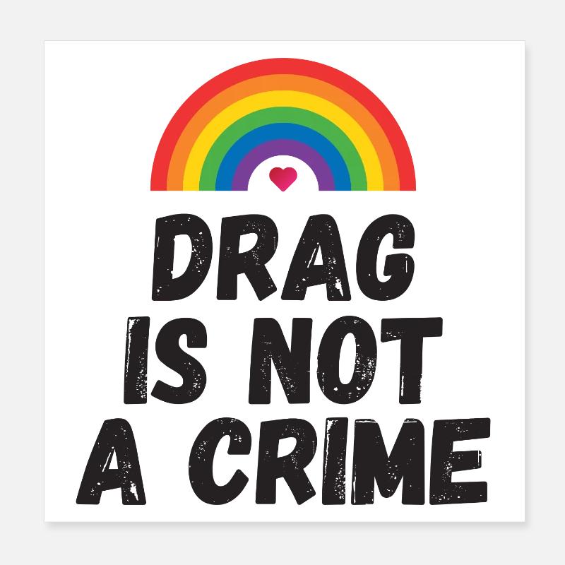La drague n’est pas un crime Poster 20 x 20 cm
