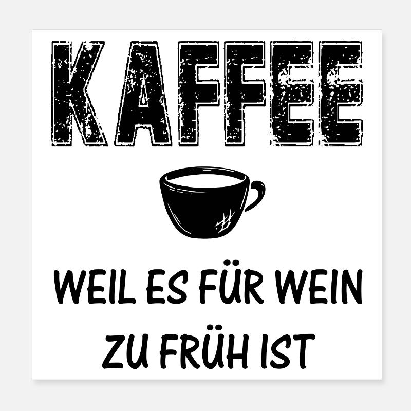Kaffee 3 Poster 20x20 cm