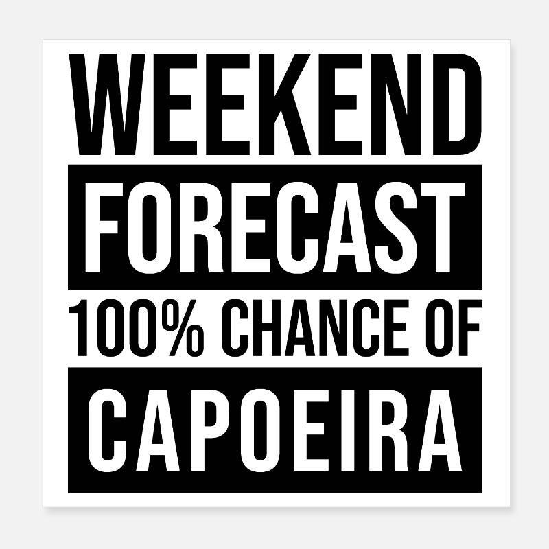 Capoeira Poster 20x20 cm