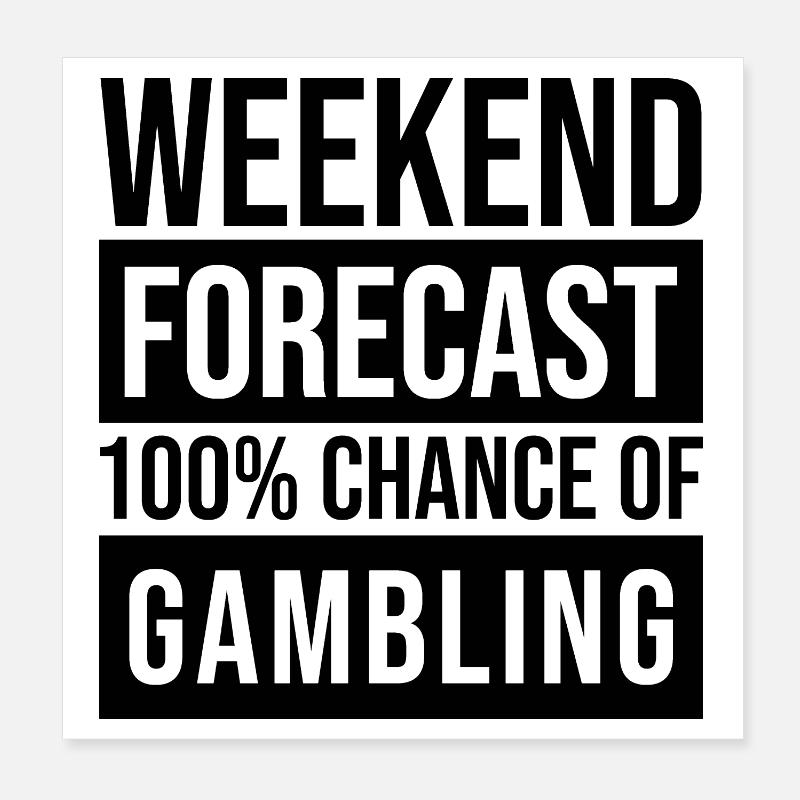 Gamble Poster 8" x 8" (20x20 cm)