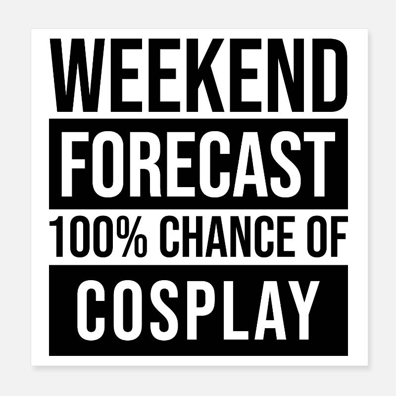 Cosplay Poster 20x20 cm