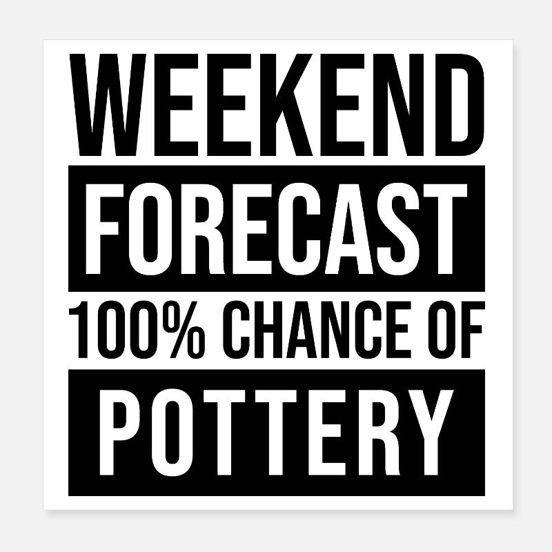 Pottery Poster 8" x 8" (20x20 cm)