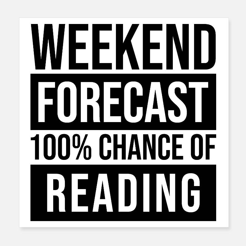 lesen Poster 20x20 cm