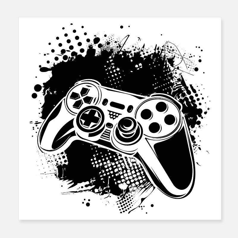 Game Controller Poster 20x20 cm