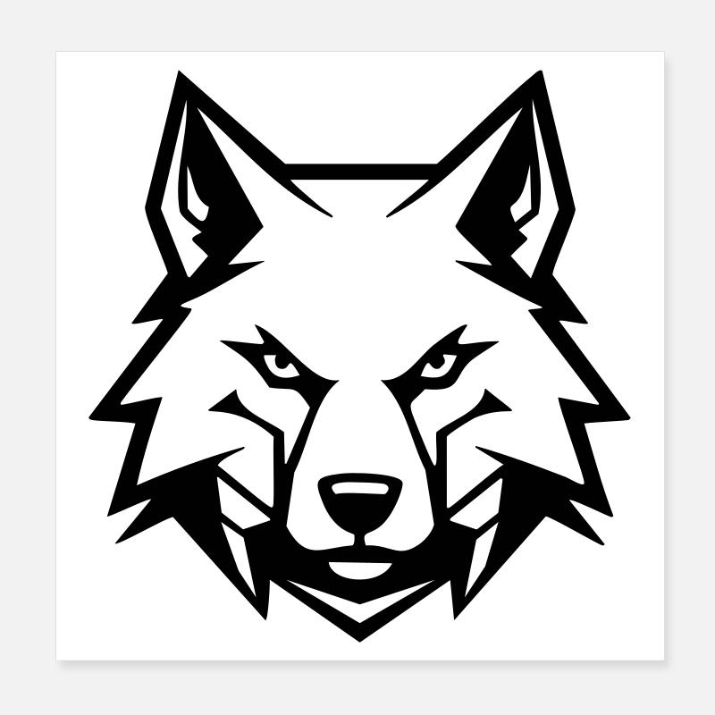 Bad Wolf Poster 8" x 8" (20x20 cm)