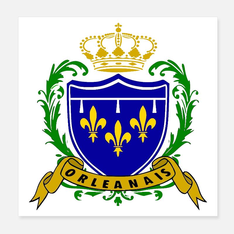 Orléans Poster 8" x 8" (20x20 cm)