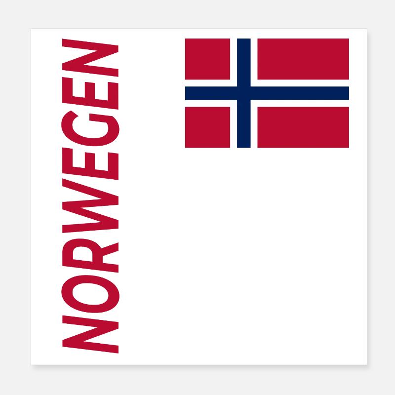 Lofoten Poster 20 x 20 cm