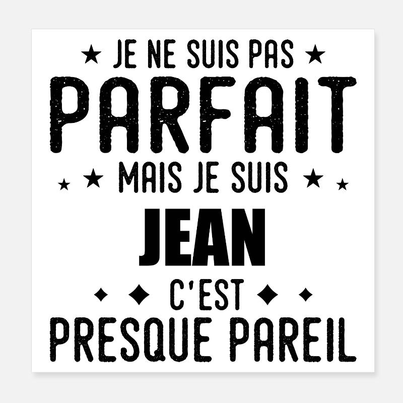 Jeans: authentic, imperfect, top, perfection Poster 8" x 8" (20x20 cm)