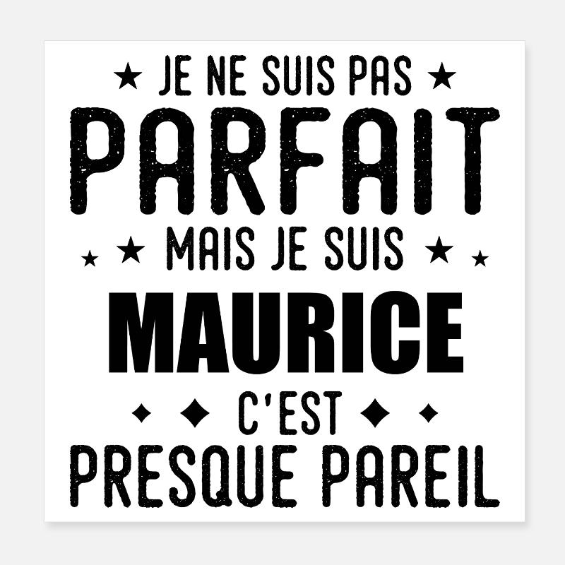 Mauritius: authentisch, unvollkommen, oben, Perfektion Poster 20x20 cm