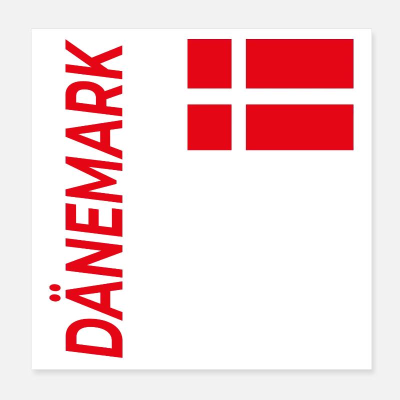 Bornholm Poster 20x20 cm