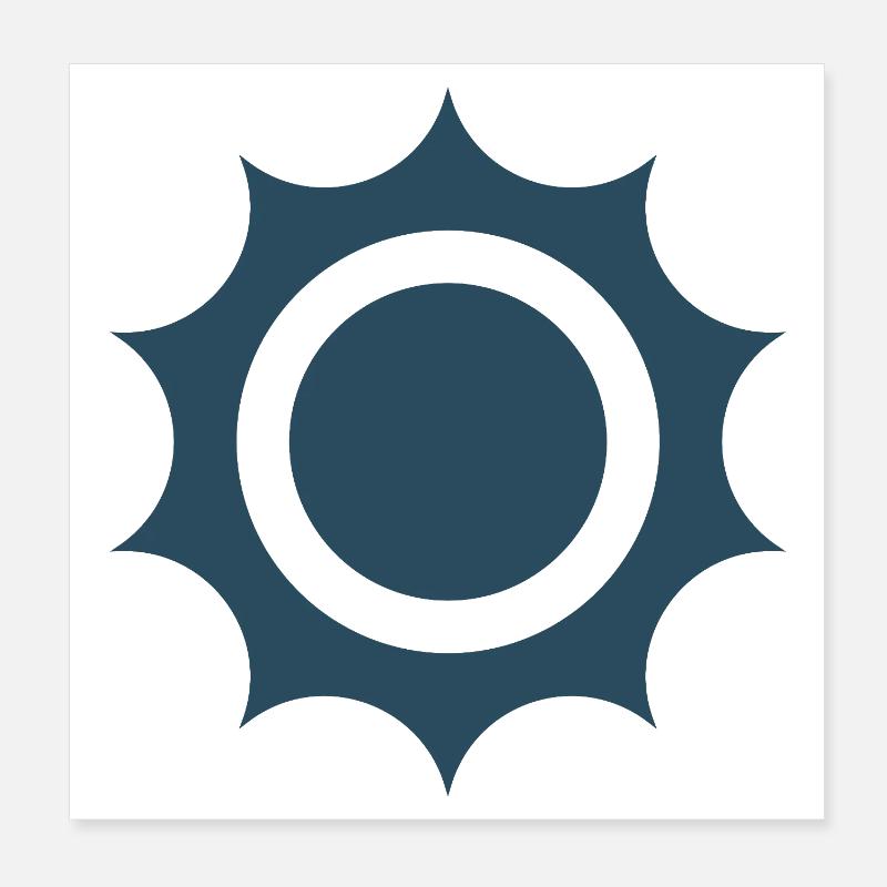 "Solar Energy – Clean Future" Poster 8" x 8" (20x20 cm)