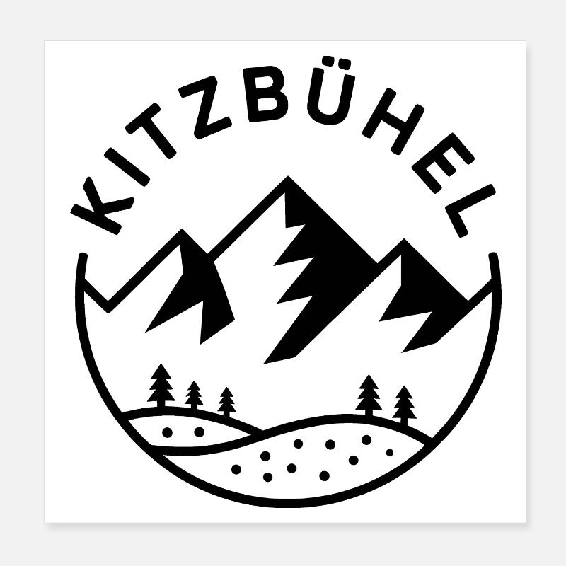 Kitzbühel - Création de souvenirs Poster 20 x 20 cm