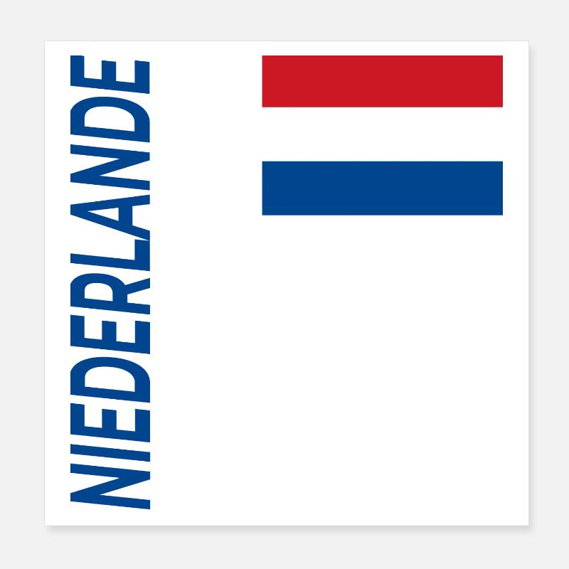 Amsterdam Poster 20x20 cm