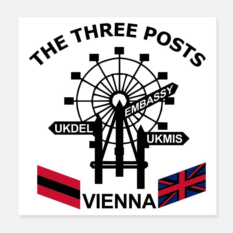 3_Posts Poster 8" x 8" (20x20 cm)