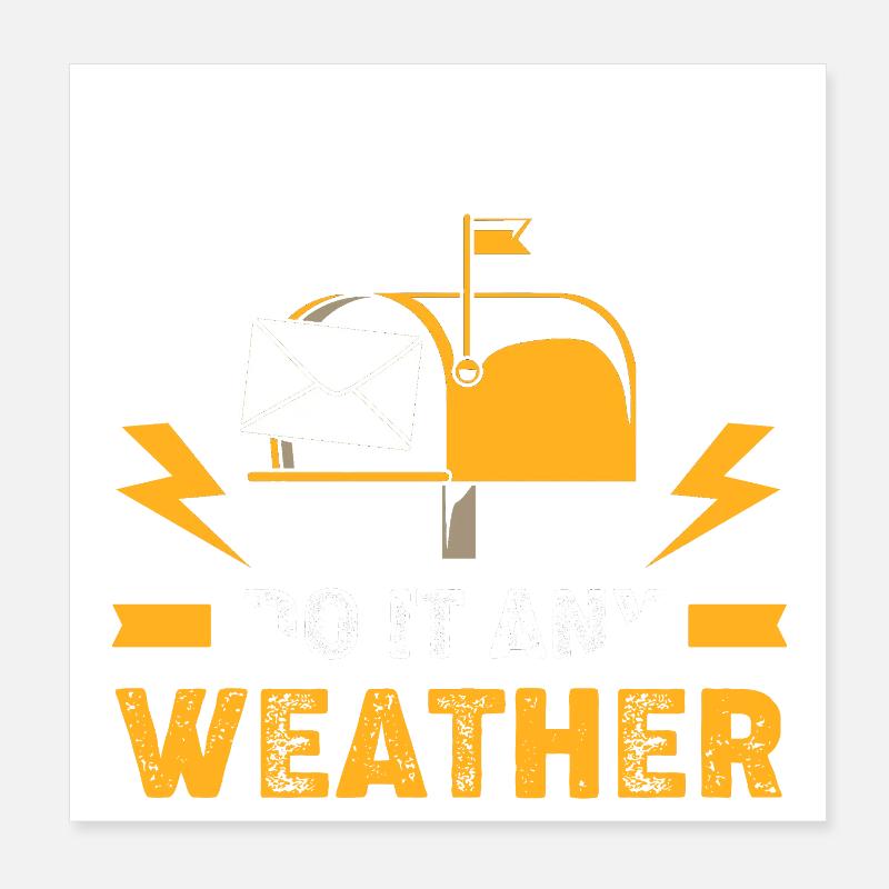 Post Postmark Poster 8" x 8" (20x20 cm)