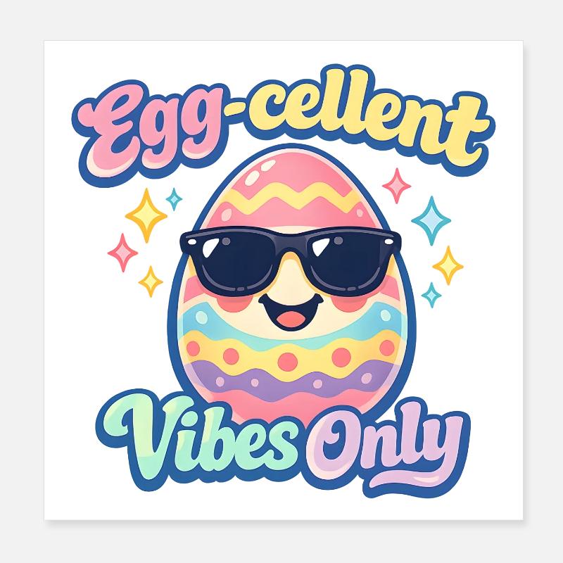 There You Chick Easter Easter Eggs Kids Chicken Chick Poster 8" x 8" (20x20 cm)