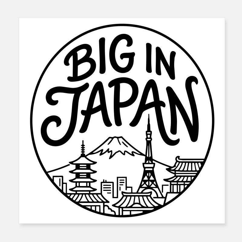 Japon Poster 20 x 20 cm