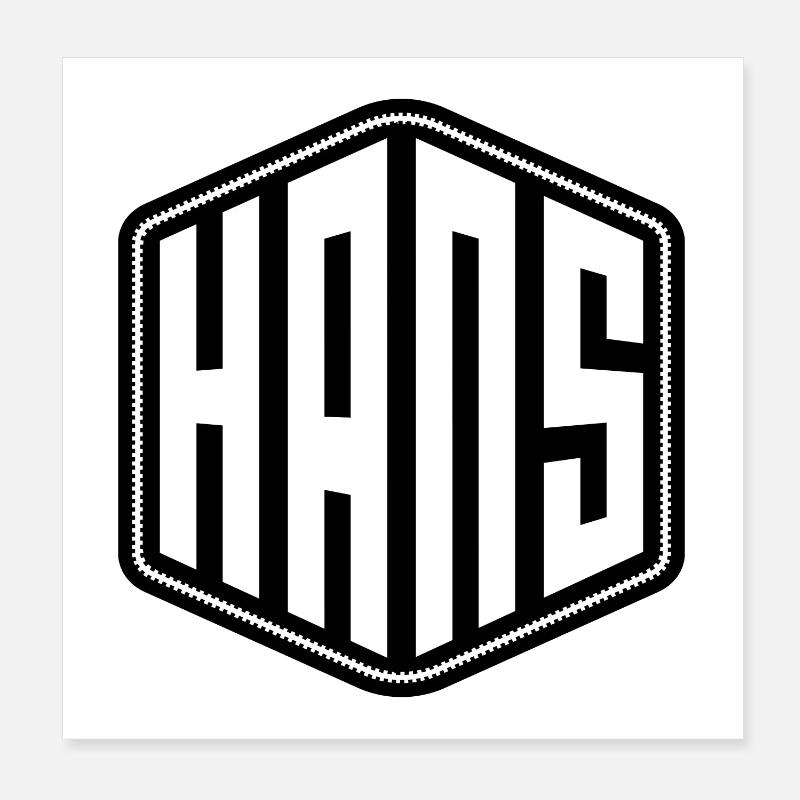 Hans Poster 8" x 8" (20x20 cm)