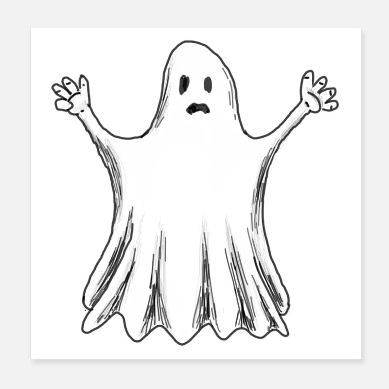 Geist Poster 20x20 cm