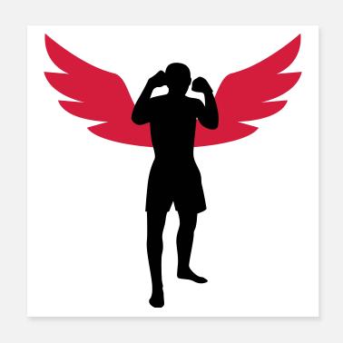Kickboxing / Kick boxing / boxe / boxer Poster 20x20 cm