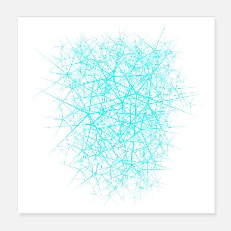 Nano Struktur - Textur Design Poster 20x20 cm