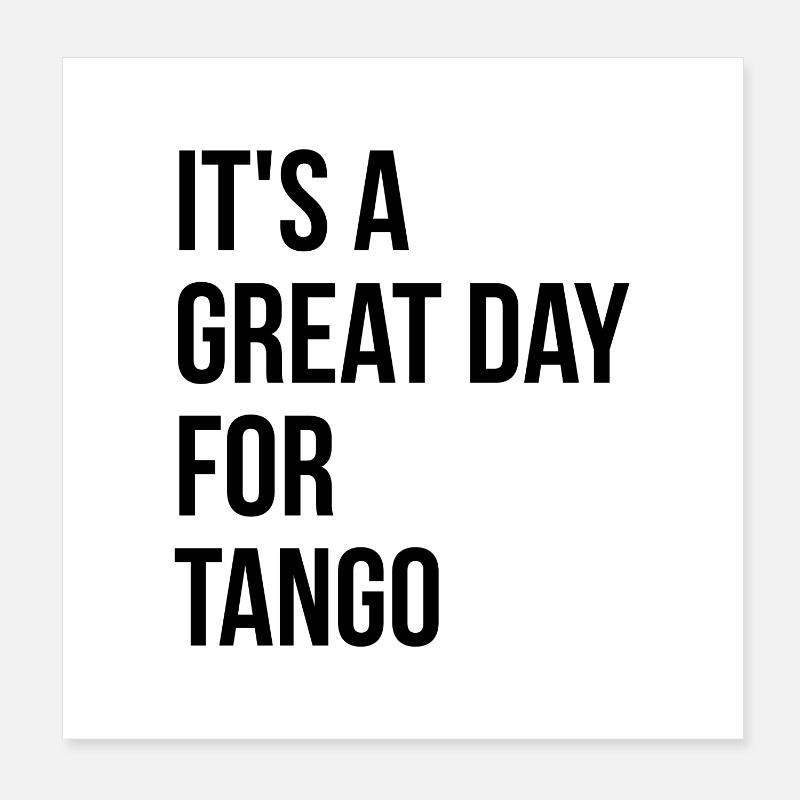 Tango Poster 20x20 cm