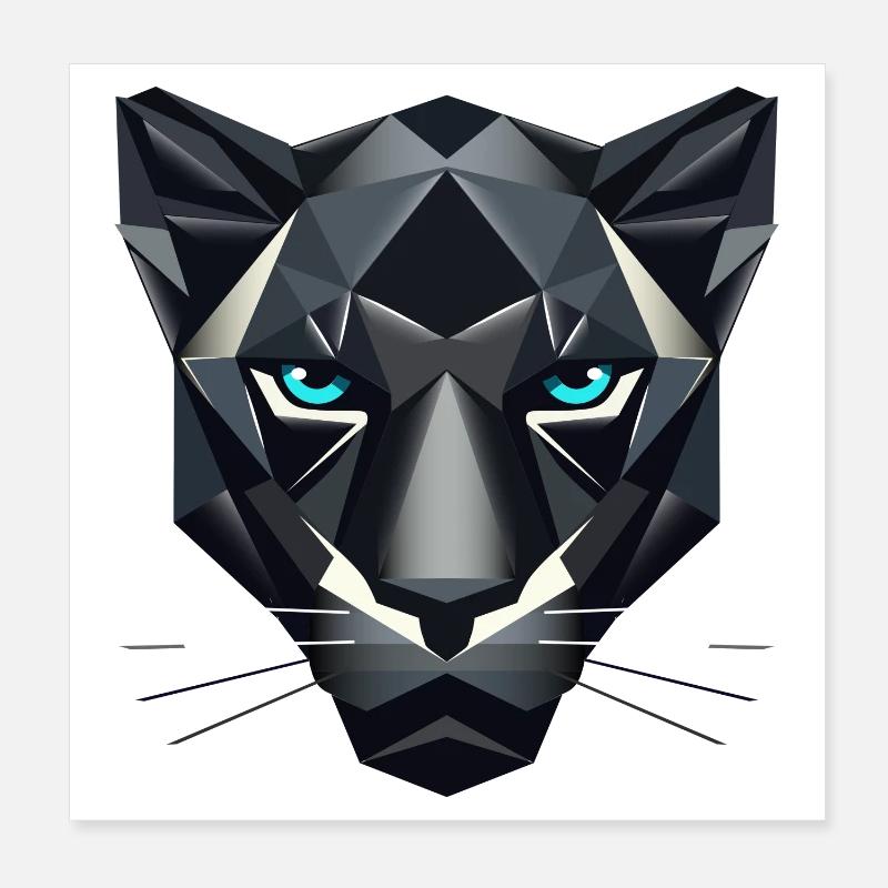 Geometric – Power and Elegance Poster 8" x 8" (20x20 cm)