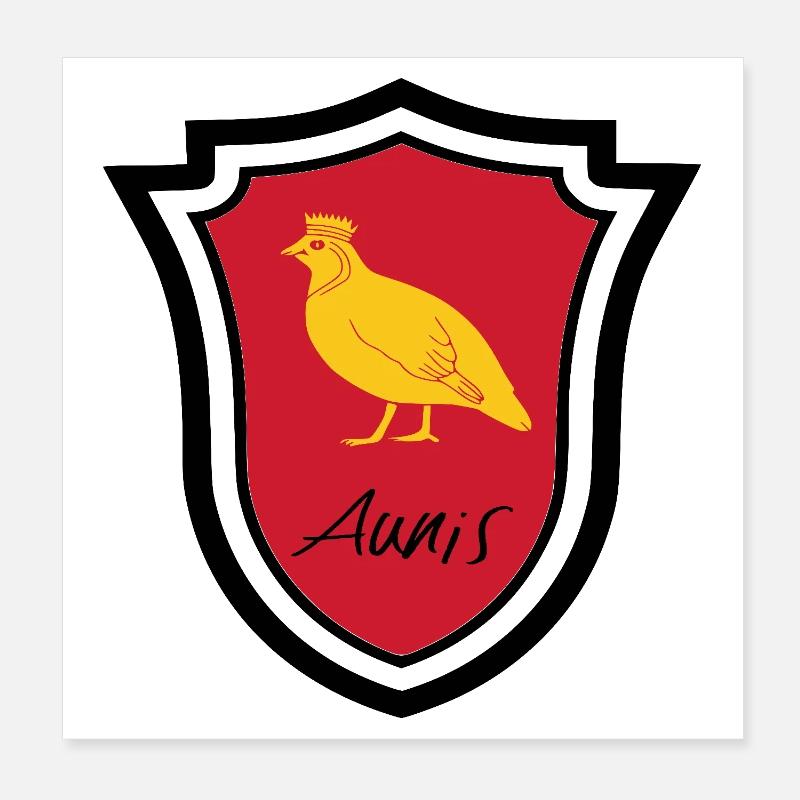 Aunis Poster 8" x 8" (20x20 cm)