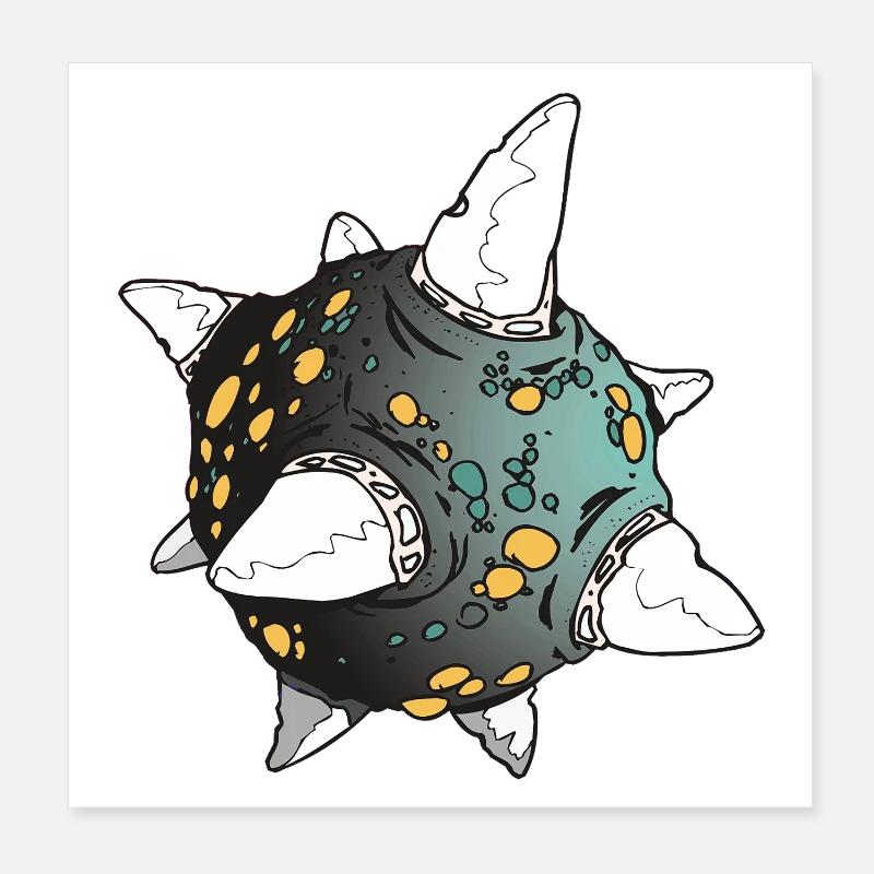 Planet Poster 20x20 cm