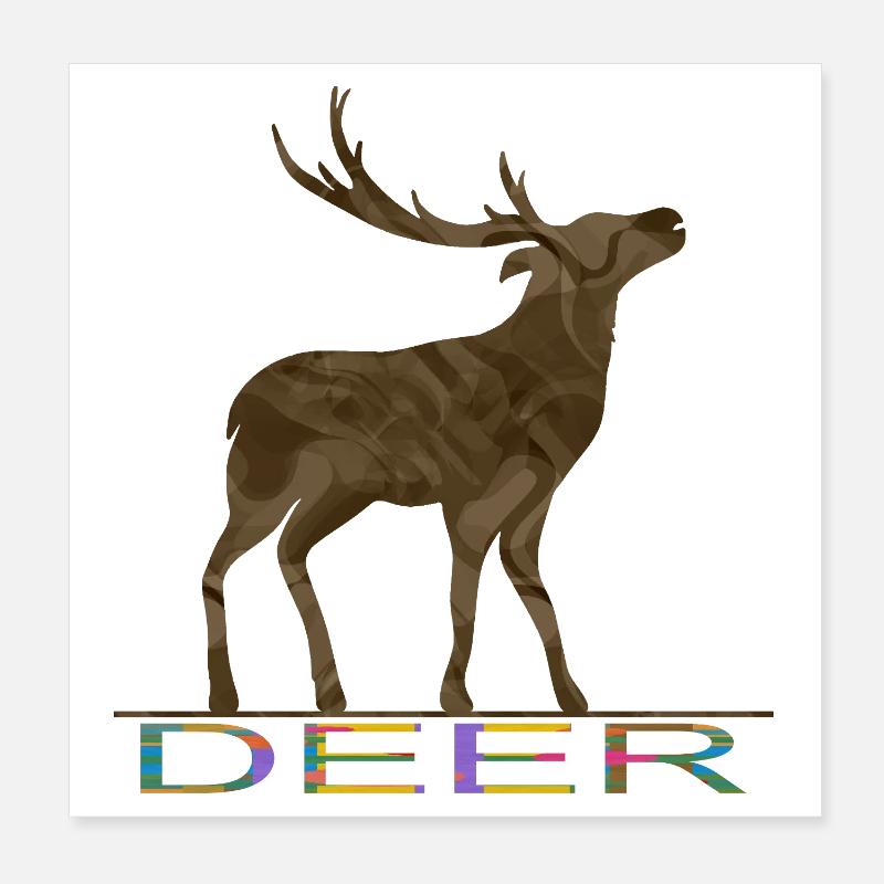 Cervo Poster 20x20 cm
