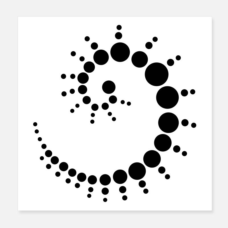 fossil Poster 8" x 8" (20x20 cm)