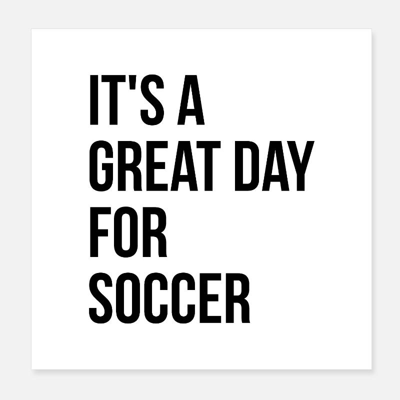 Fußball Poster 20x20 cm