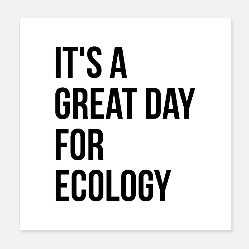 Ecology Poster 8" x 8" (20x20 cm)