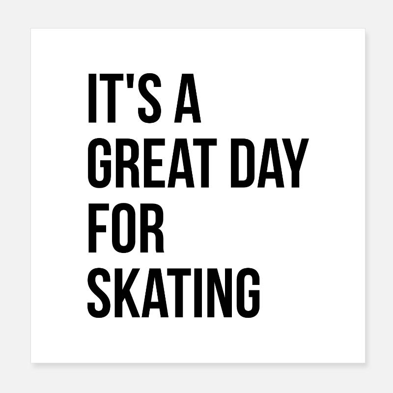 Skateboard Poster 8" x 8" (20x20 cm)