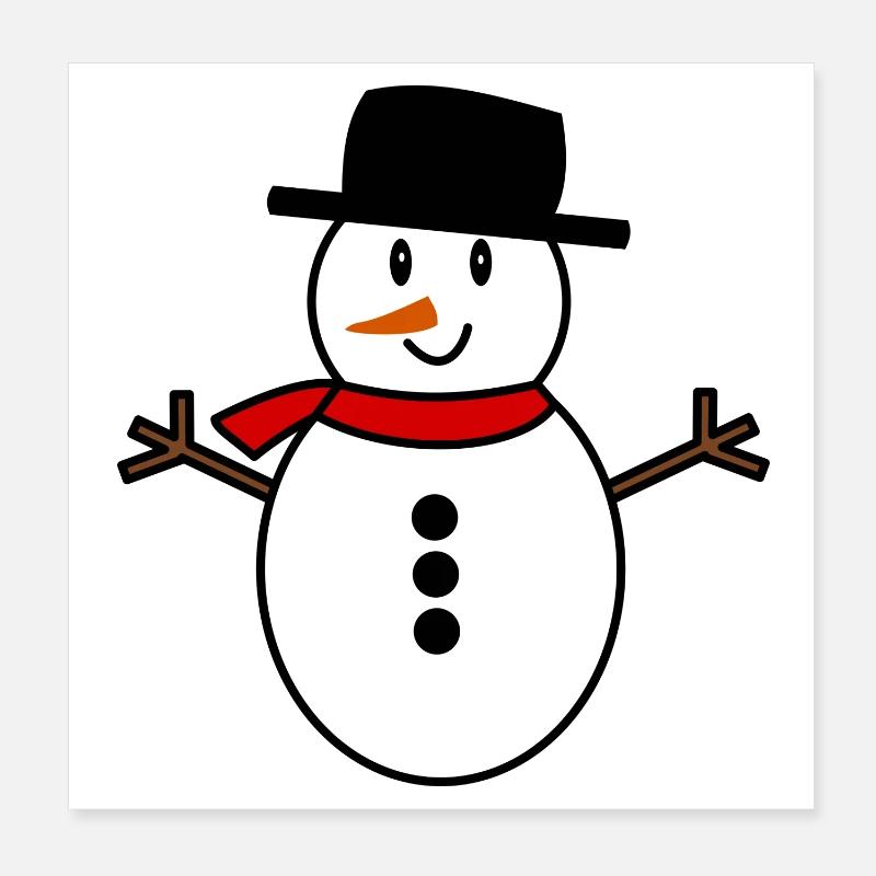 I CAN'T. SKI. SKI. RACKET. SNOW. SNOWBOARDING Poster 8" x 8" (20x20 cm)