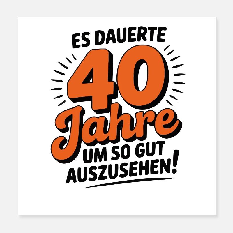 Il a fallu 40 ans pour qu’il soit aussi beau Poster 20 x 20 cm