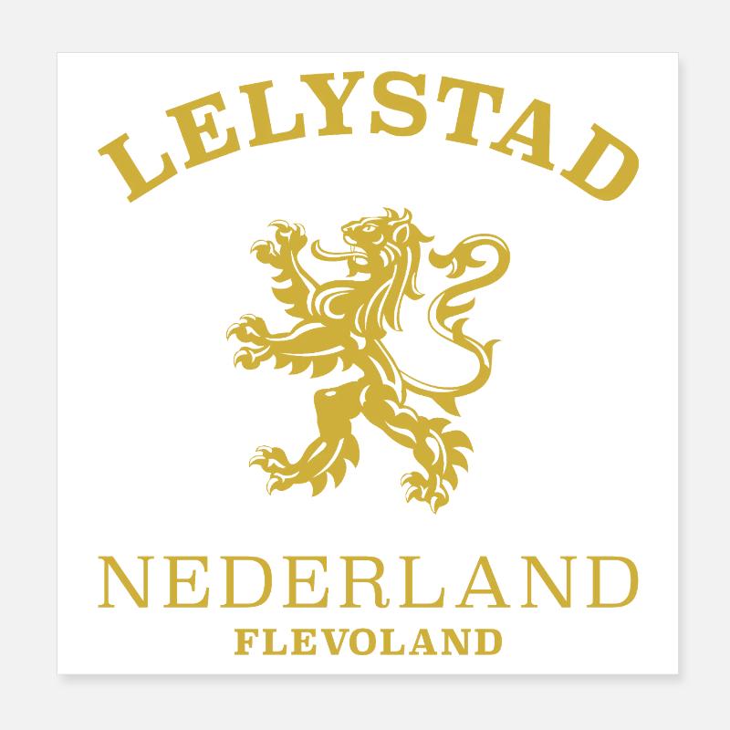 Lelystad, Norvège, Norvège Poster 20 x 20 cm